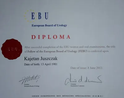 SPECJALISTYCZNY GABINET UROLOGICZNY Dr hab. n. med. Kajetan JUSZCZAK, prof. UMK